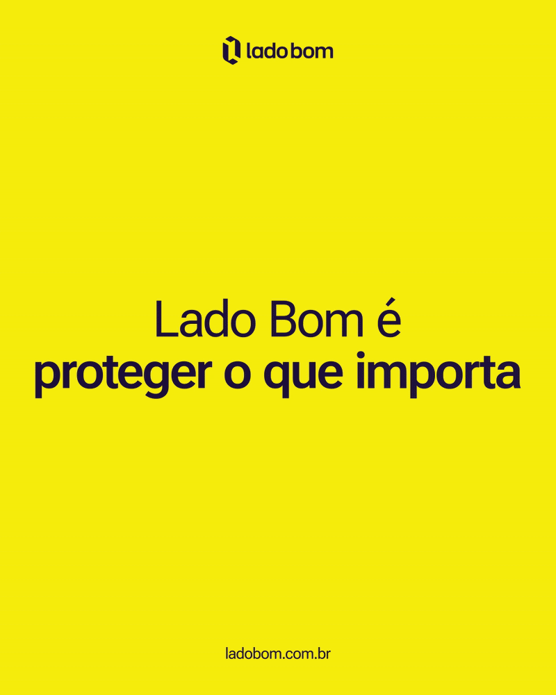 Animação com frases do Universo Verbal de Lado Bom.